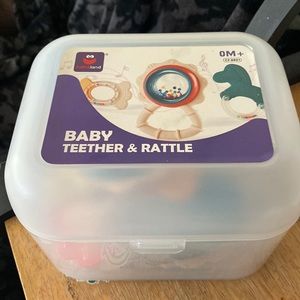 10 Baby Teether and Rattles with Box